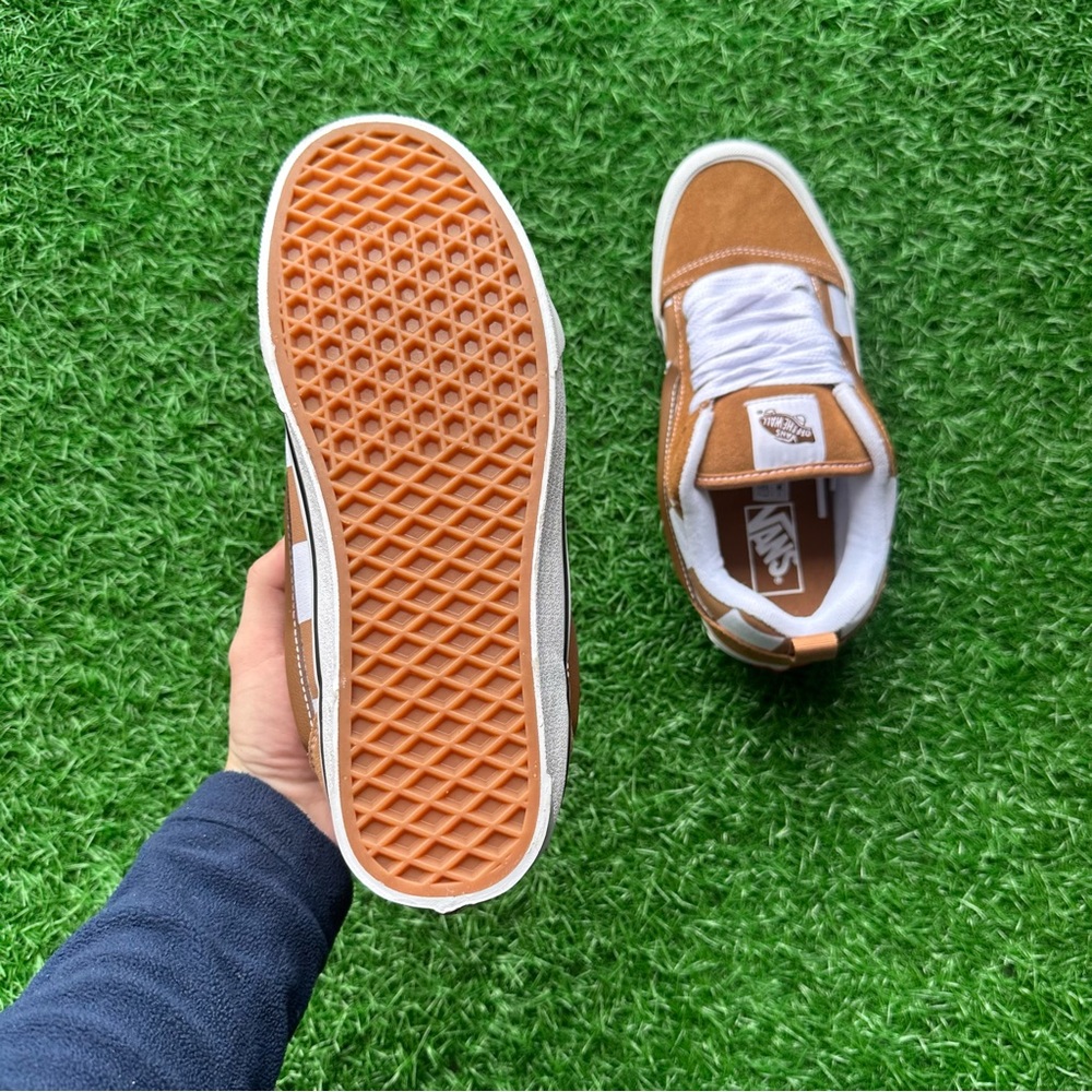 Vans Knu Skool Mega Check Brown - Picture 2 of 10